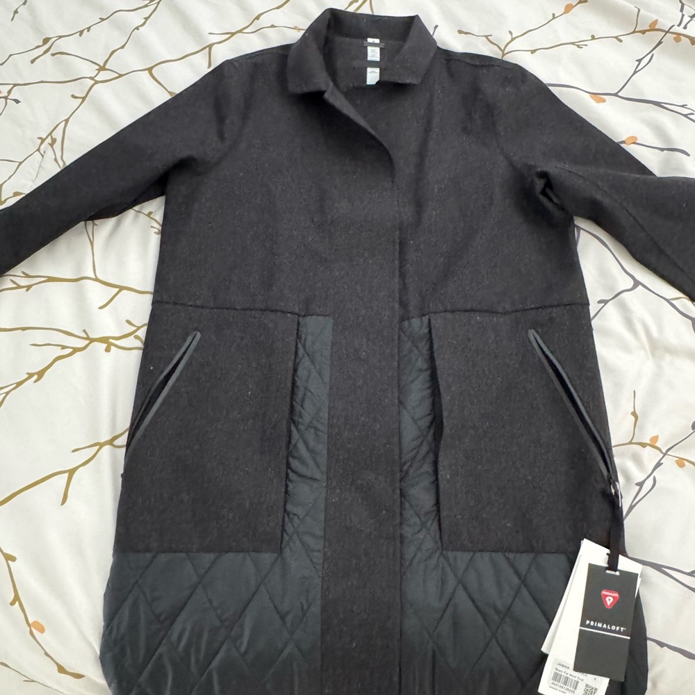 lululemon athletica Black Trench Coat